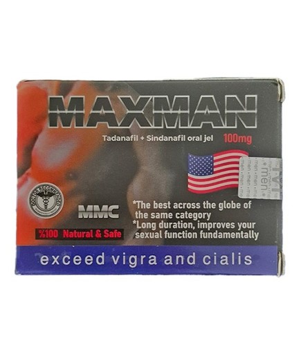 MaxMan USA Tadalafil Oral Jel 100 mg