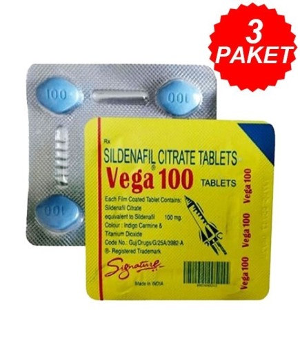 Vega 100 mg 3 Paket