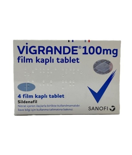 Vigrande 100 mg 4 tablet eczane sipariş fiyatı satın al